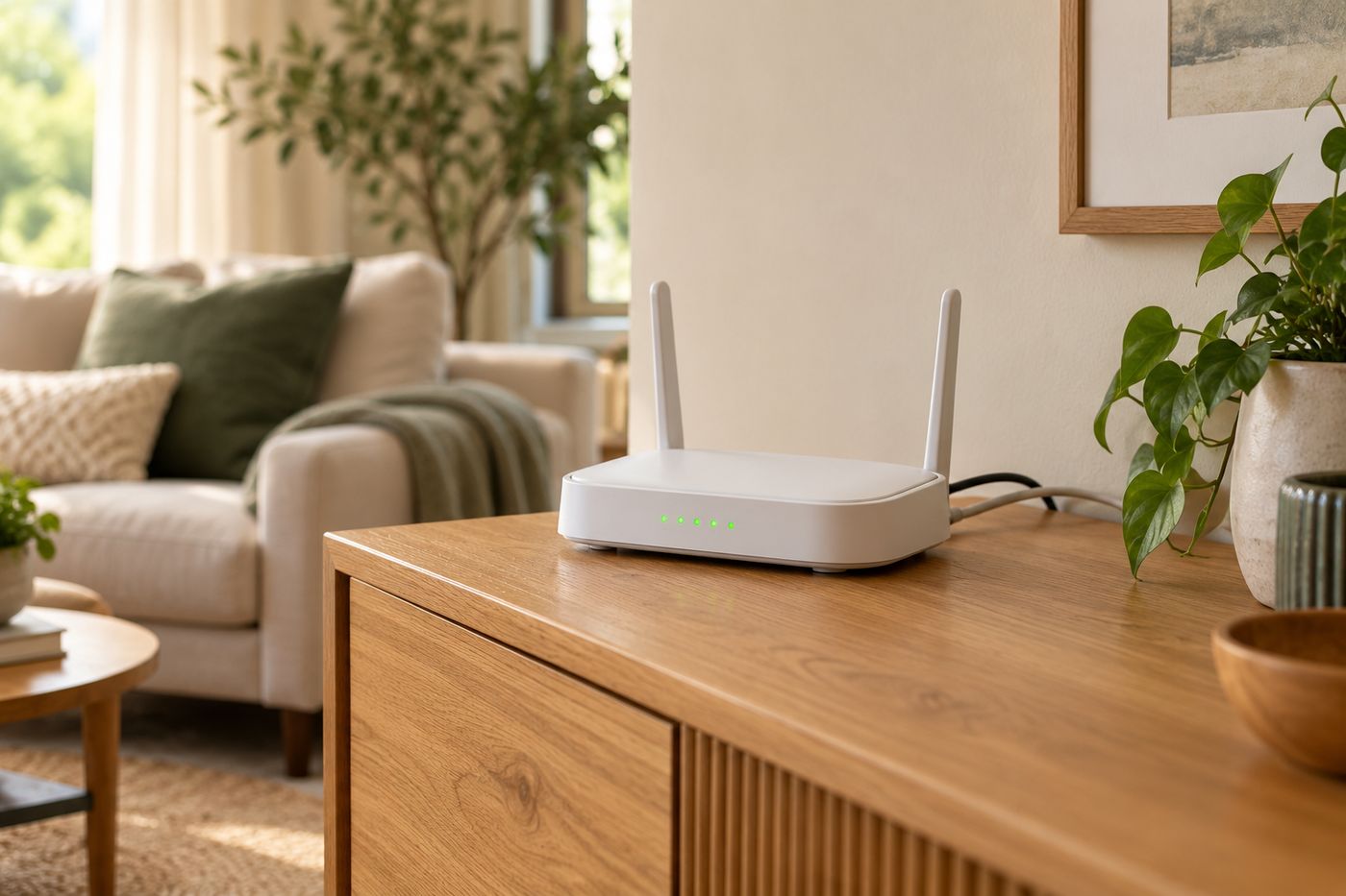 Beispielbild: WLAN-Router zu Hause